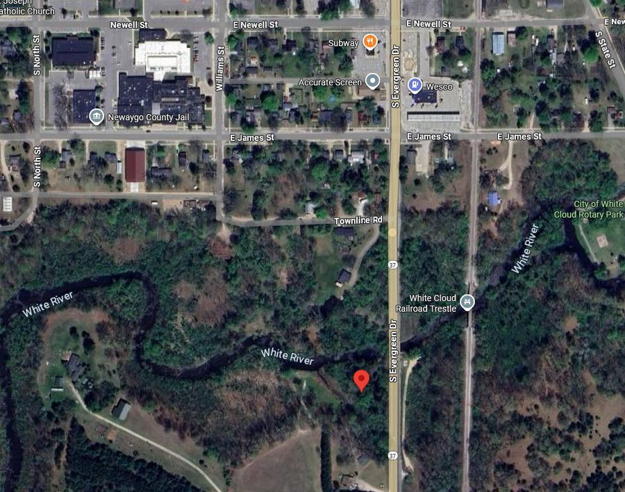 Ryans Cabins - Aerial Map (newer photo)